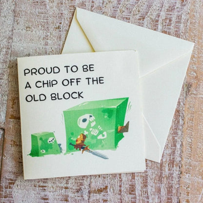 Birthday Card Gelatinous Cube