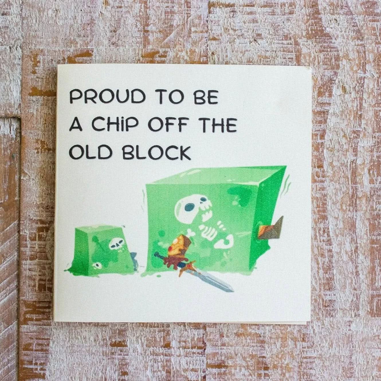 Birthday Card Gelatinous Cube