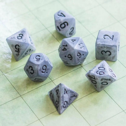Tombstone Pastel Grey Dice