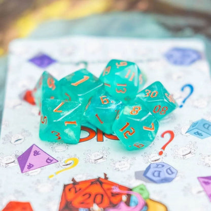 Emerald Fog Dice Set