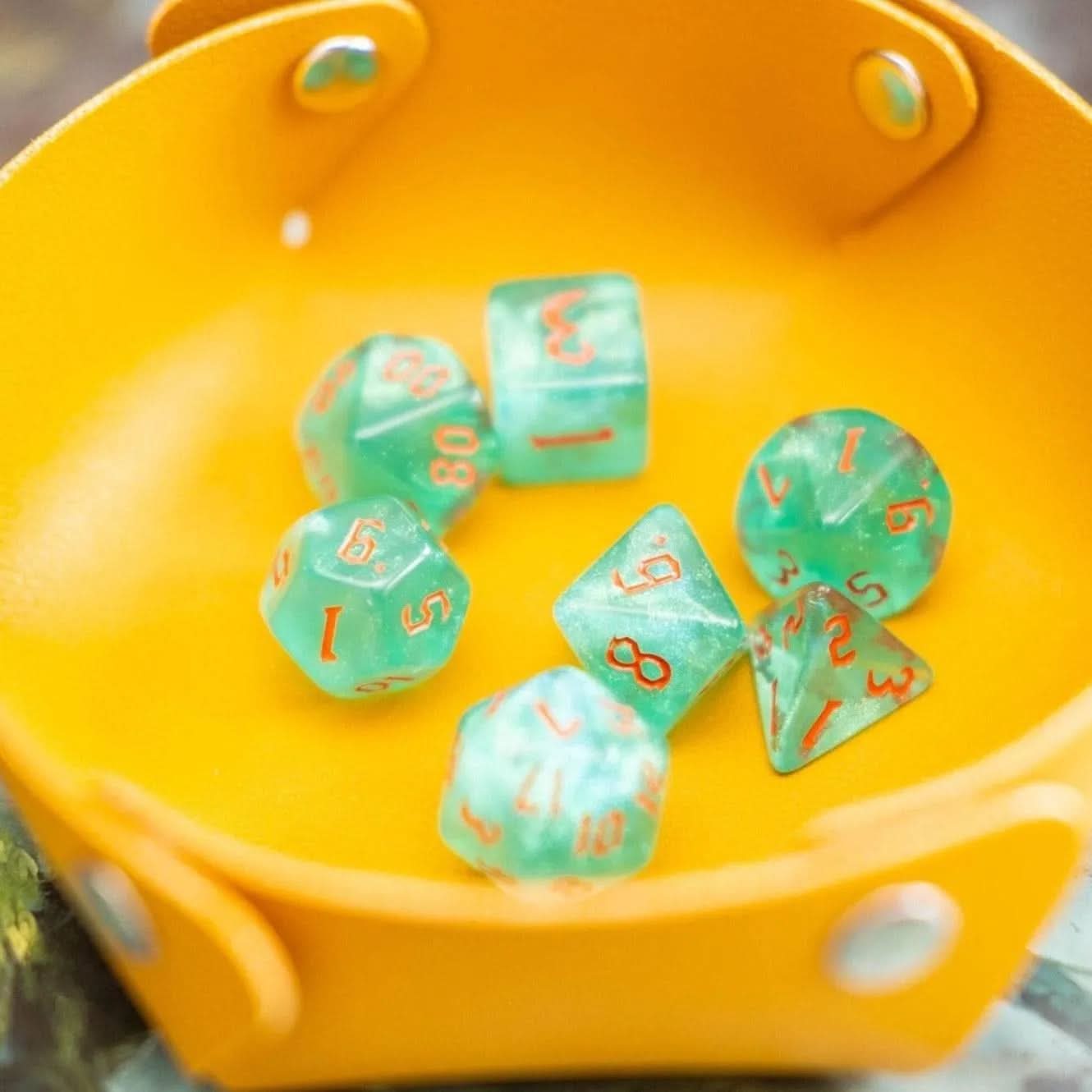 Emerald Fog Dice Set