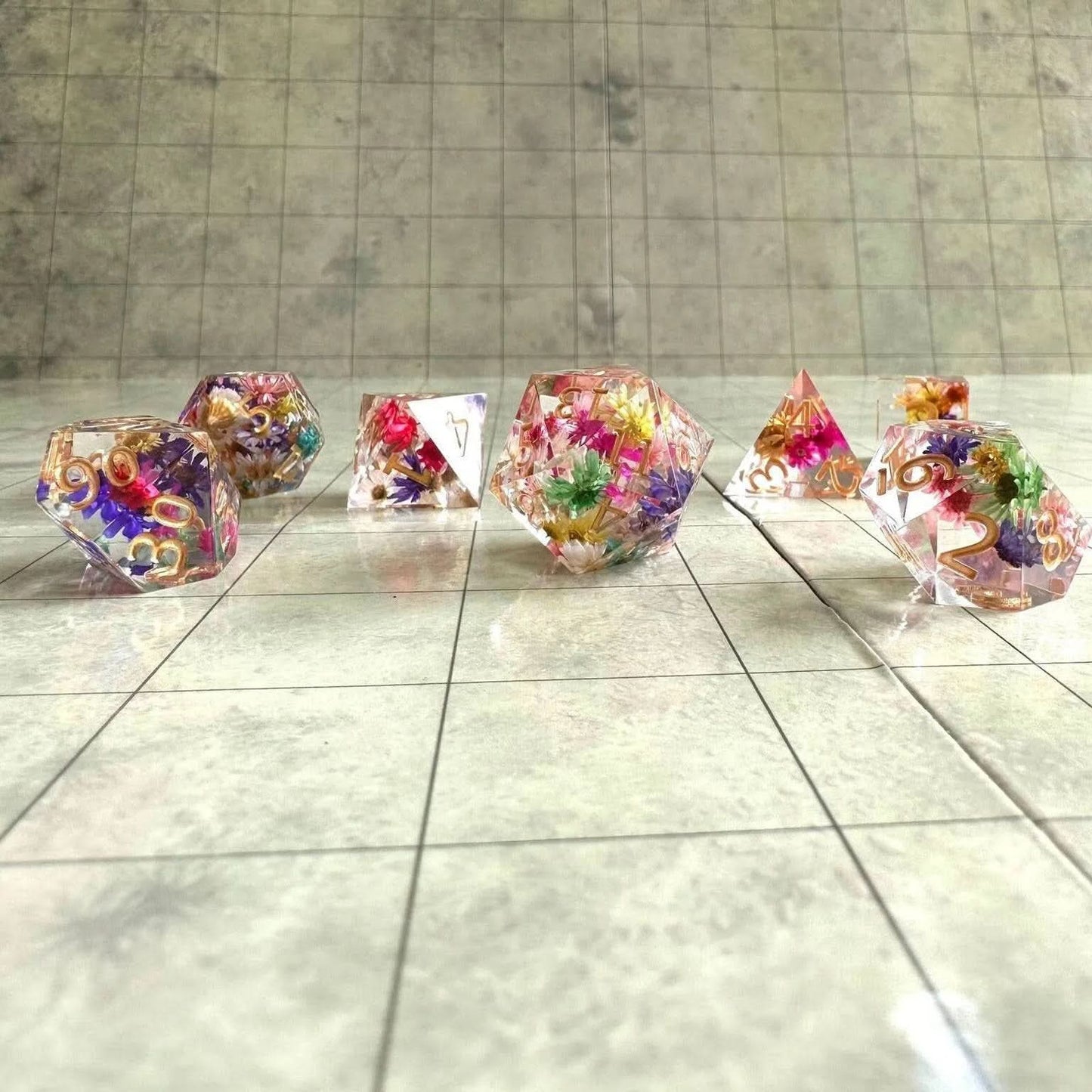 Flower Sharps Dice