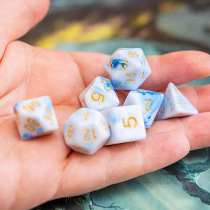 Seafoam Two Tone Dice Set
