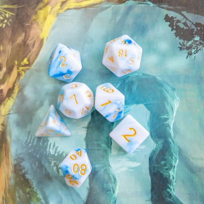Seafoam Two Tone Dice Set