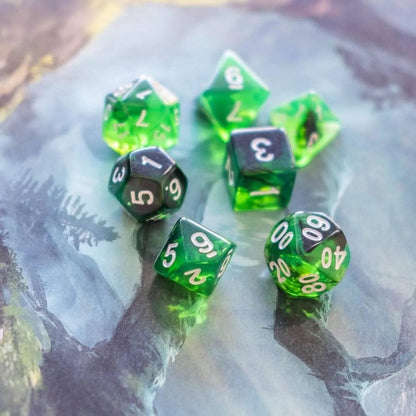 Green Smoke Dice Set