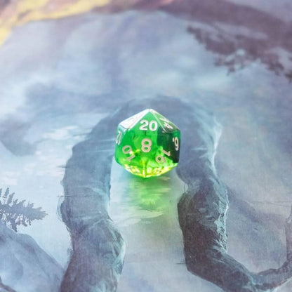 Green Smoke Dice Set