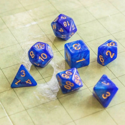 Purple Pearl Dice Set