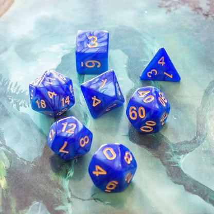 Purple Pearl Dice Set