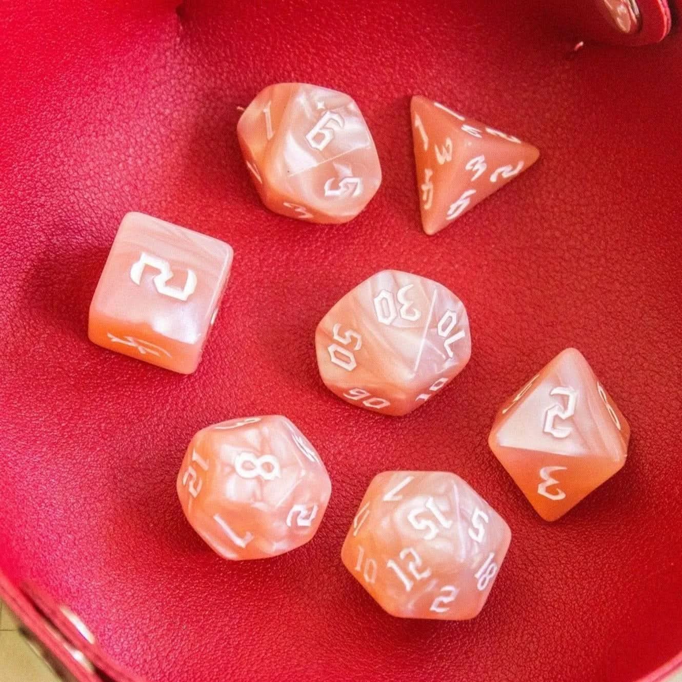 Peach Mist Dice Set