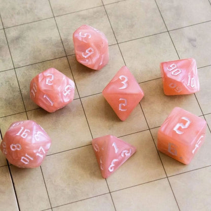 Peach Mist Dice Set