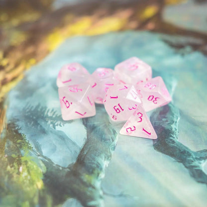 Pink Fog Dice Set