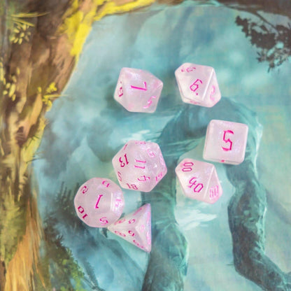 Pink Fog Dice Set