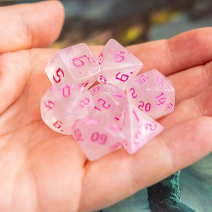 Pink Fog Dice Set