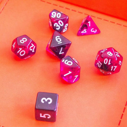 Purple Smoke Dice Set
