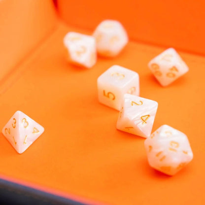 Pearl White Dice Set