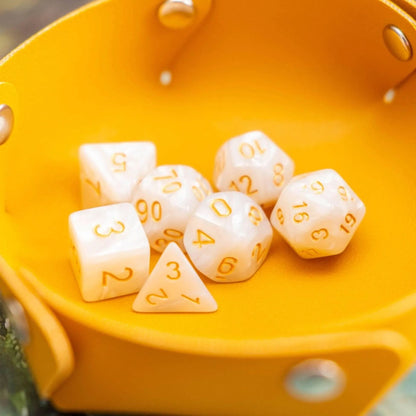 Pearl White Dice Set
