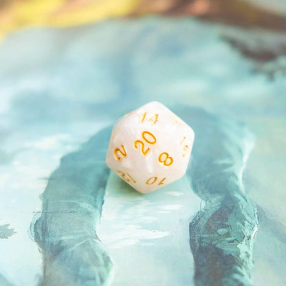 Pearl White Dice Set