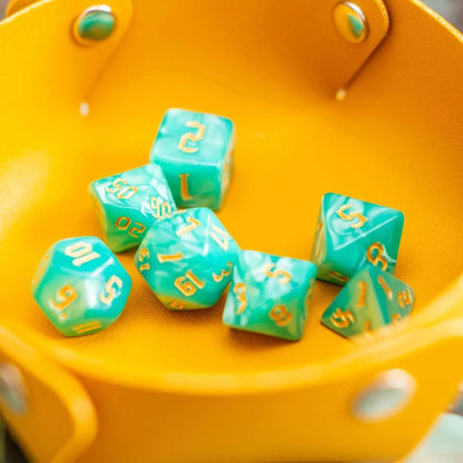 Turquoise Mist Dice Set