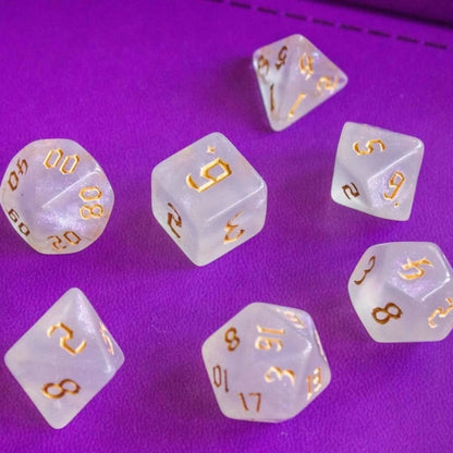 Gold Fog Dice Set