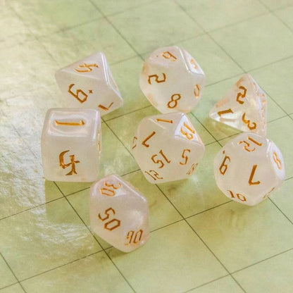 Gold Fog Dice Set