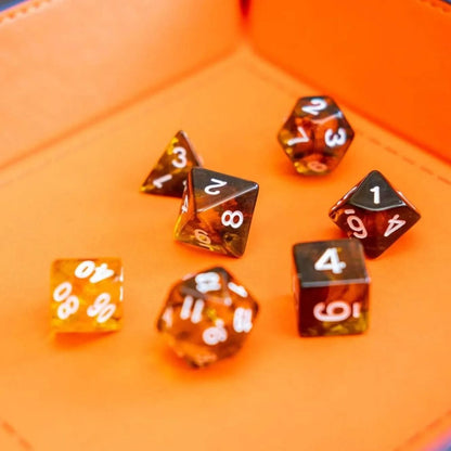Yellow Smoke Dice Set
