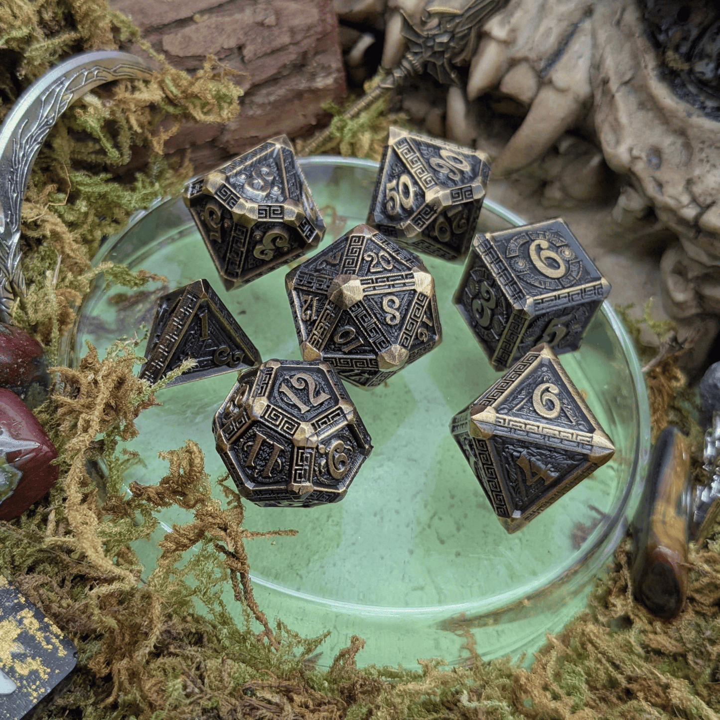 Olympian Legacy | Metal Mythos Dice Set