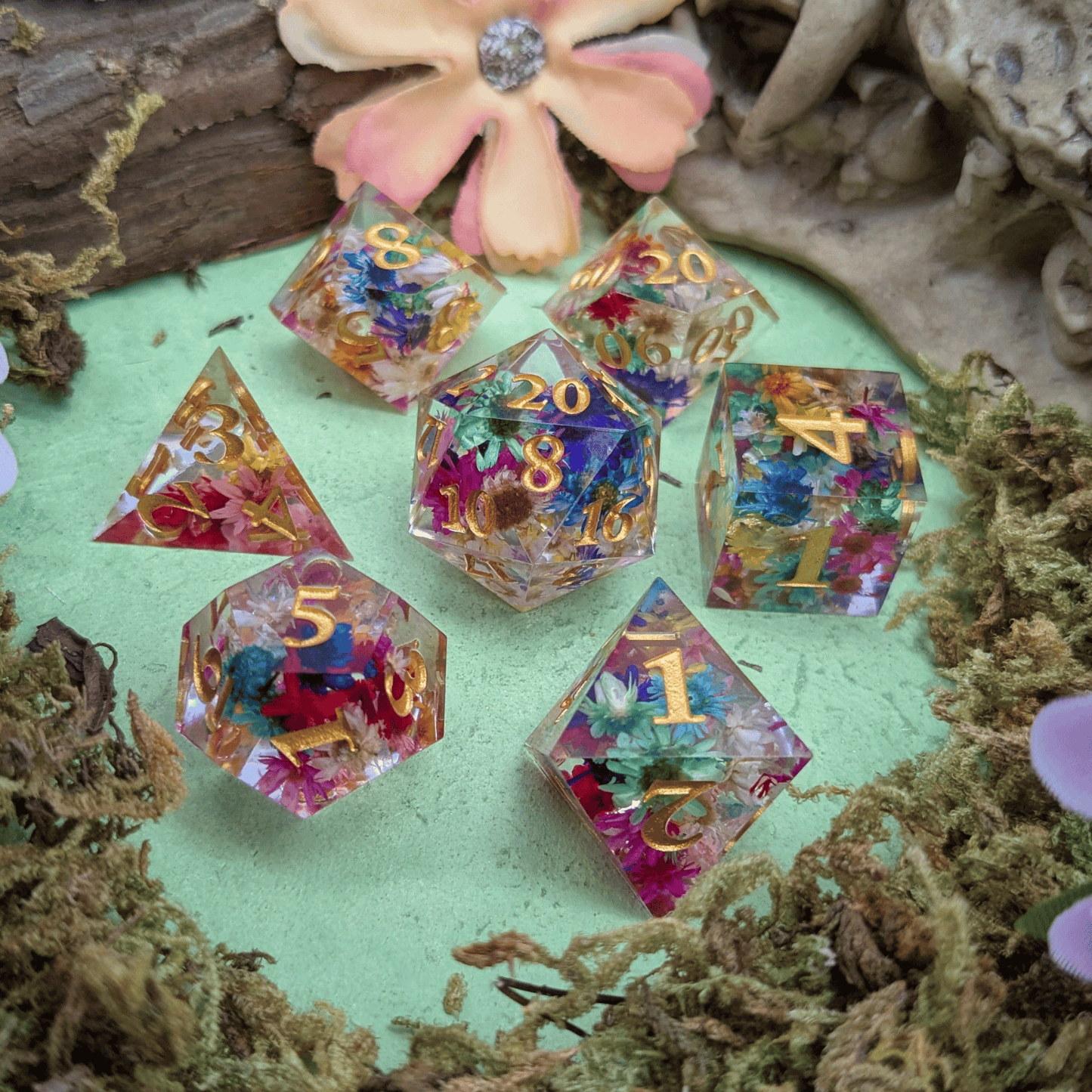 Flower Sharps Dice