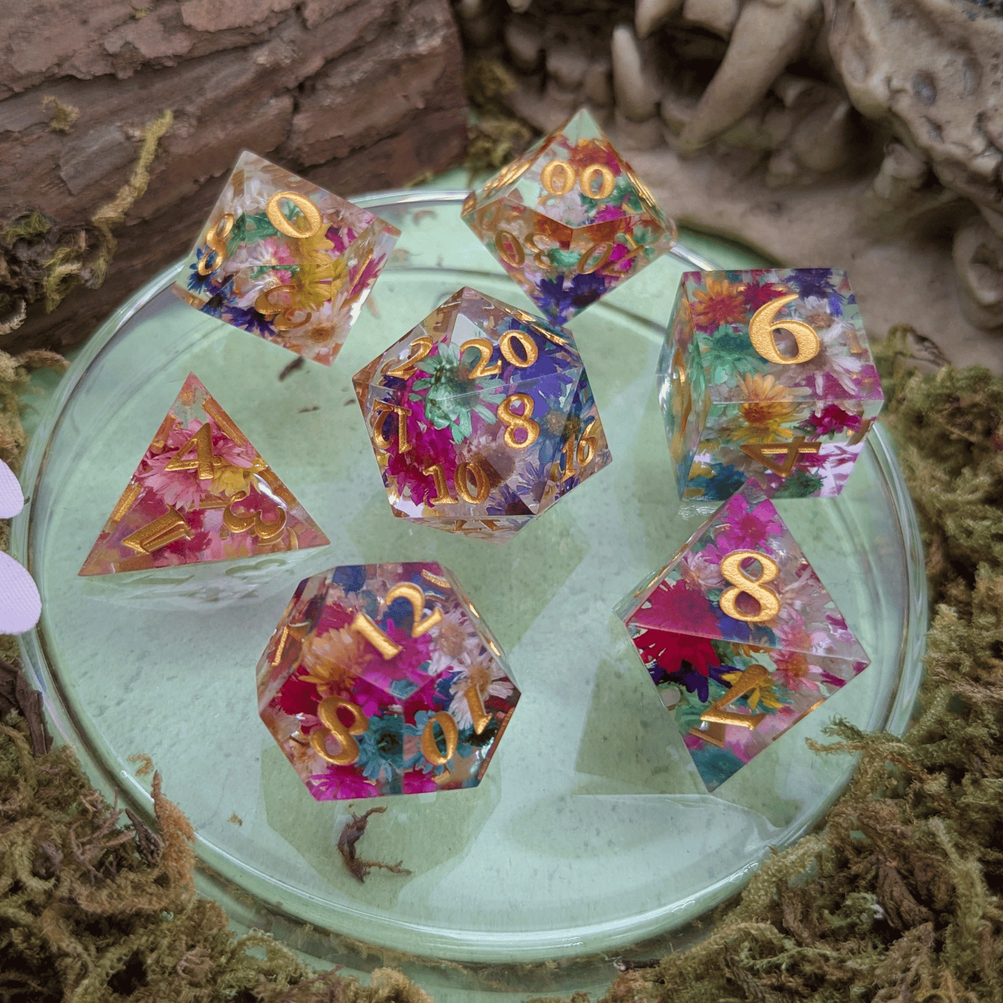 Flower Sharps Dice