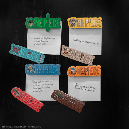 One Piece Fridge Magnets 8-Pack Title Sequence