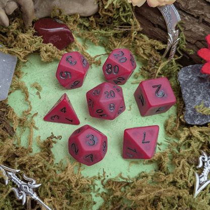 Vampire Pastel Red Dice