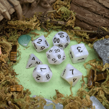 Pearl Opal Dice Set