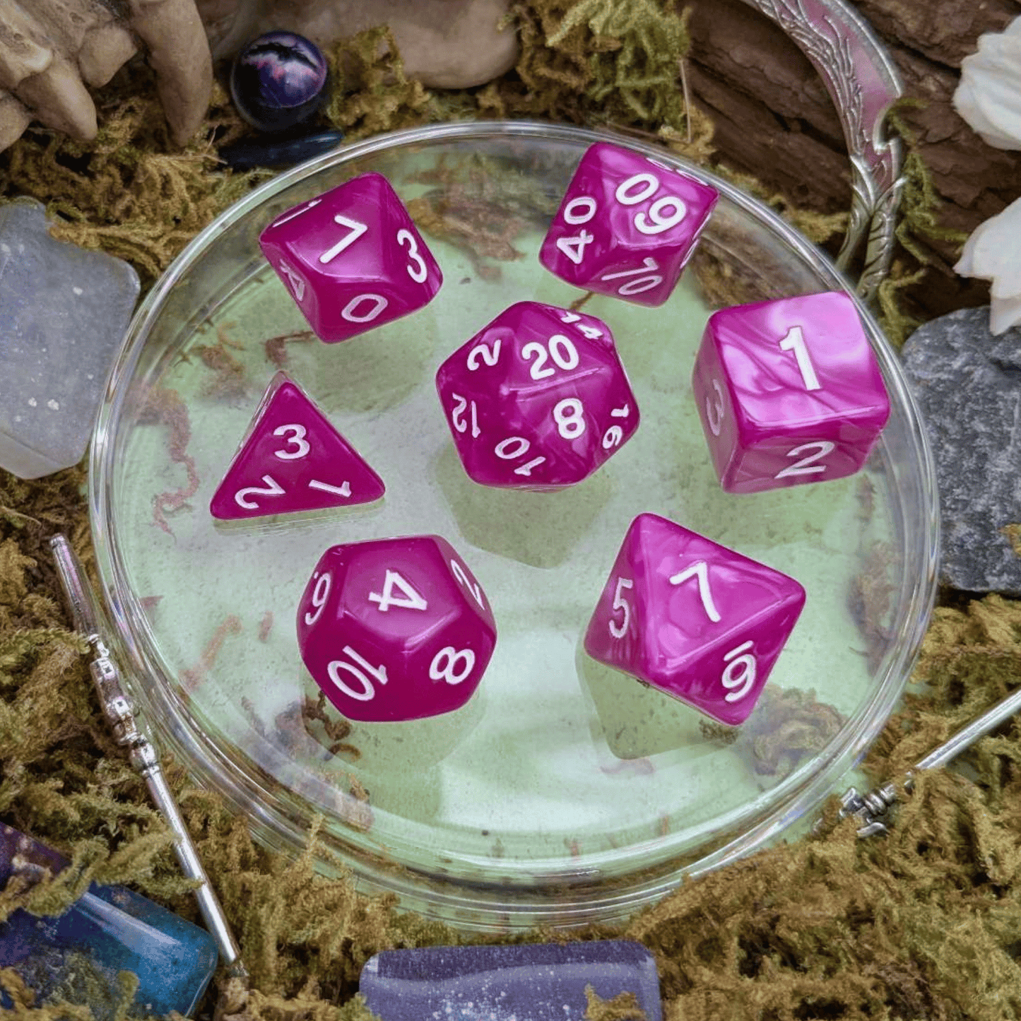 Pearl Pink Dice Set