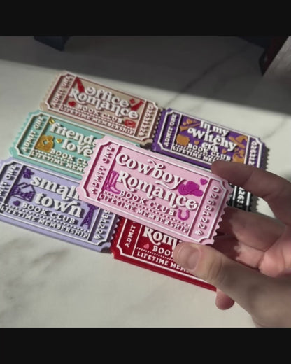 3D Printed Book Ticket Organise your self in style