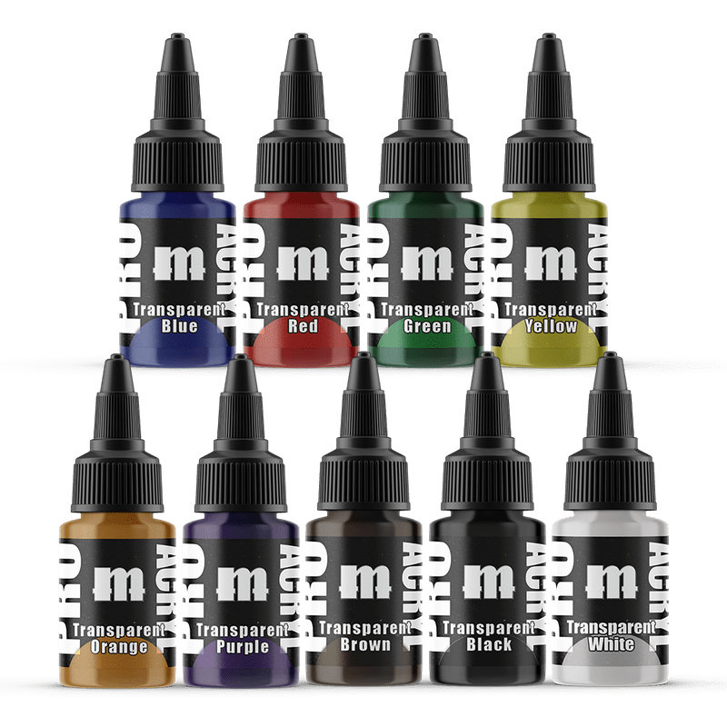 Pro Acryl - Expansion Set #2 - Transparents - 9 Colors