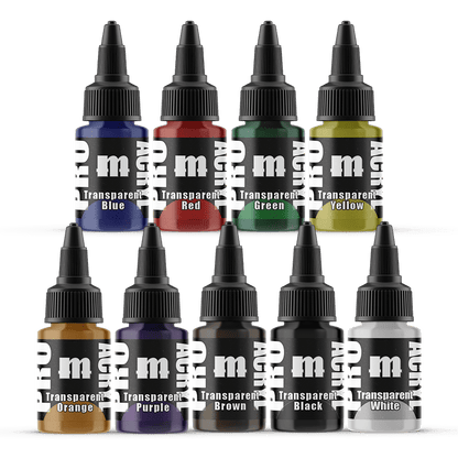 Pro Acryl - Expansion Set #2 - Transparents - 9 Colors