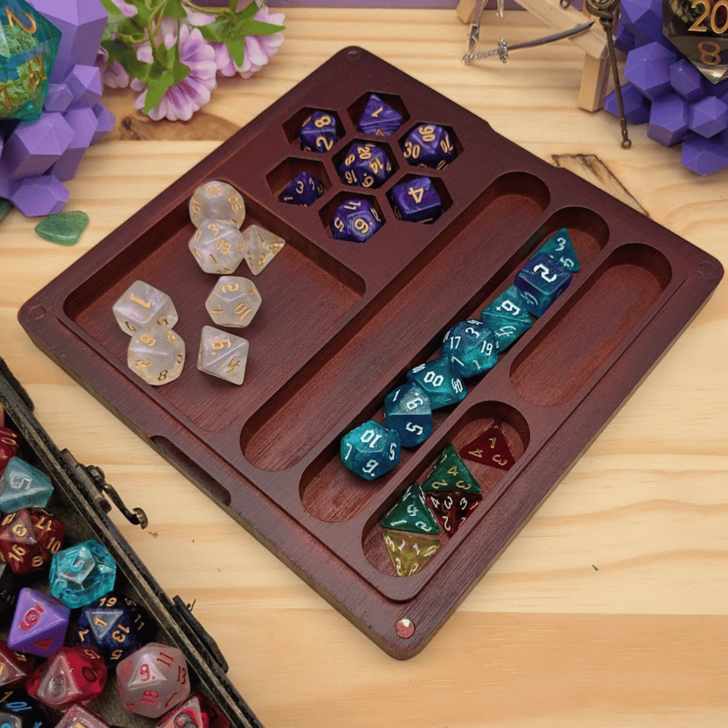 Wooden Dice Box