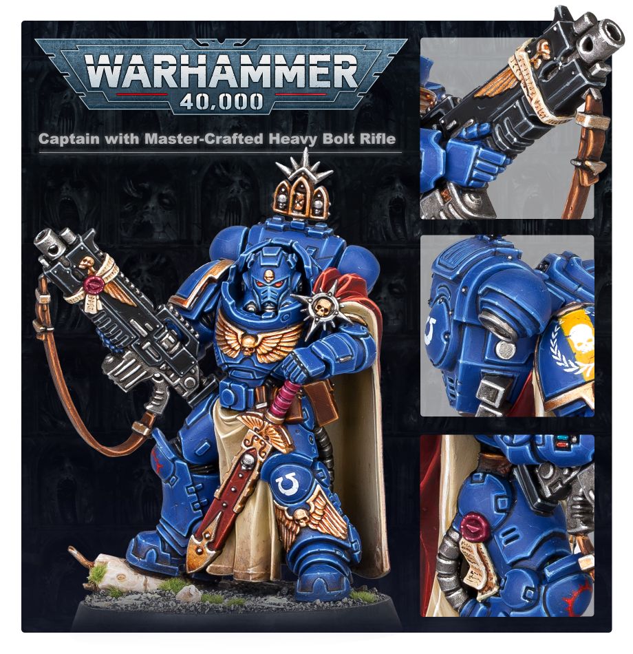Space Marine: Captain With Master-Crafted Bolt Rifle