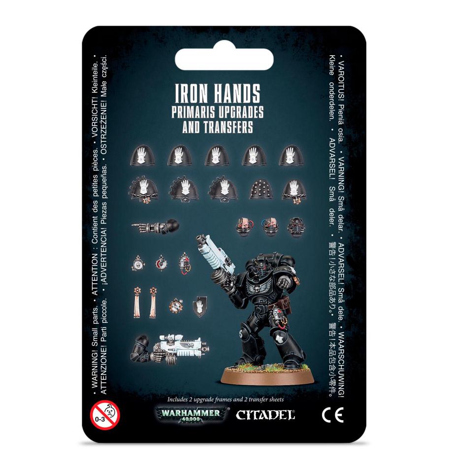 Space Marines: Iron Hands Primaris Upgrades & Transfers