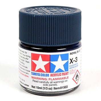 Tamiya Acrylic Paint Mini X-3 Royal Blue