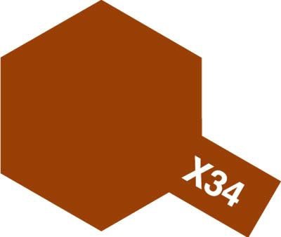 Tamiya Acrylic Paint Mini X-34 Metal Brown