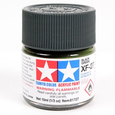 Tamiya Acrylic Paint Mini XF-27 Black Green