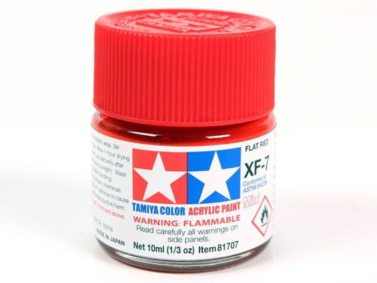Tamiya Acrylic Paint Mini XF-7 Flat Red