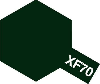 Tamiya Acrylic Paint Mini XF-70 Dark Green 2 (IJN)