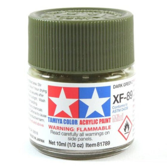 Tamiya Acrylic Paint Mini XF-89 Dark Green 2