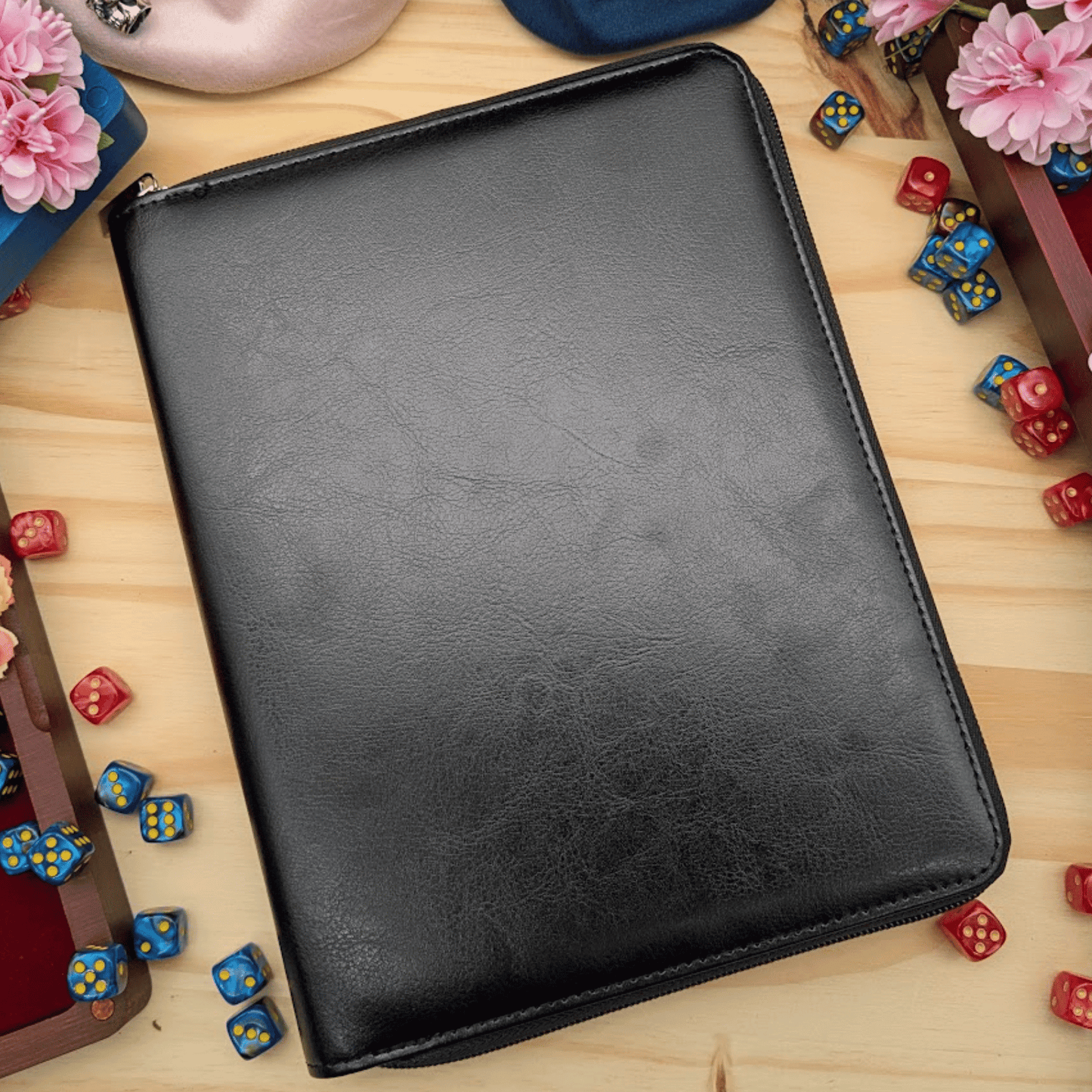 Black Leather Mystery Blind Folder
