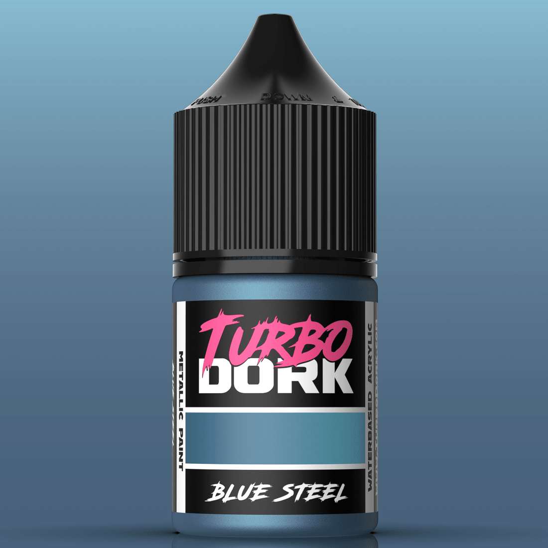 Turbo Dork: Blue Steel Metallic Acrylic Paint 22ml