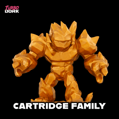 Turbo Dork: Cartridge Family Metallic Acrylic Paint 22ml