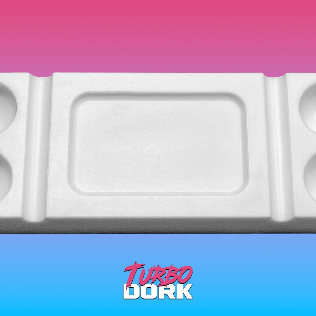 Turbo Dork: Large White Non-Stick Silicone Dry Palette