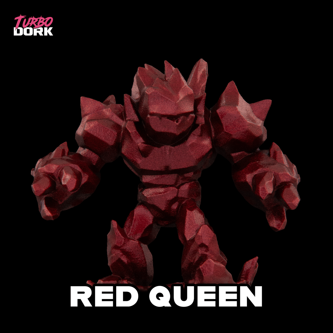 Turbo Dork: Red Queen Metallic Acrylic Paint 22ml