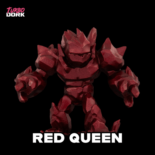Turbo Dork: Red Queen Metallic Acrylic Paint 22ml